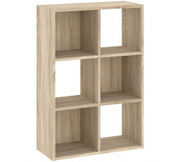 Regál CATCHY 6P, Dub Sonoma