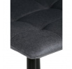 Barová židle, šedá, látka,AUB-X7015 GREY2