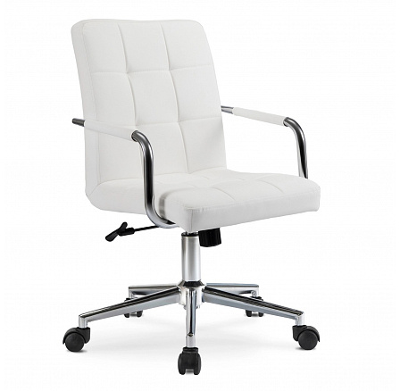 Otočná Židle ASTRO Mládežnická Bílá Ekokůže