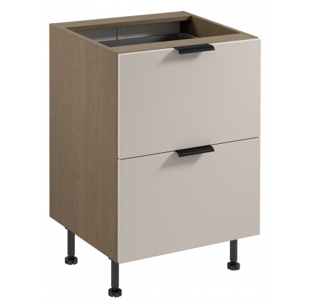 Dolní skřínka SORENTO D60S2+1 - Baltic Storm/Béžová