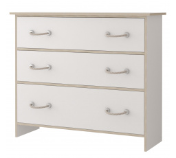 Komoda 3S COSMO 02, Bílá Mat