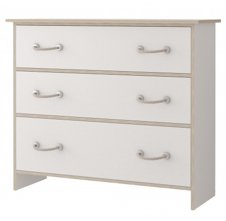 Komoda 3S COSMO 02, Bílá Mat