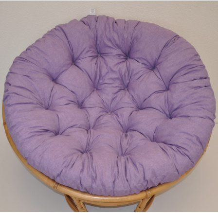 Polstr deluxe na křeslo papasan 110 cm - fialový melír Polstr deluxe na křeslo papasan 110 cm - fialový melír