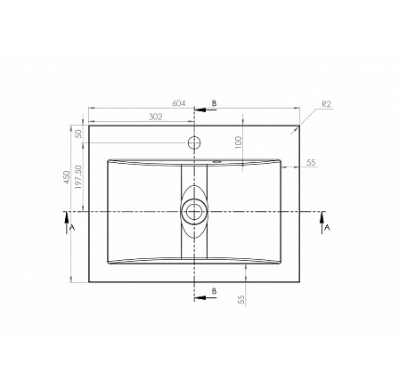 Umyvadlo 60 - bílá