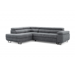 Rohová sedačka Annabelle L s funkcí spaní / Zetta 304 / černé nohy / levá strana