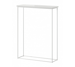 Konzola Sili Bílá+Bílý Lesk