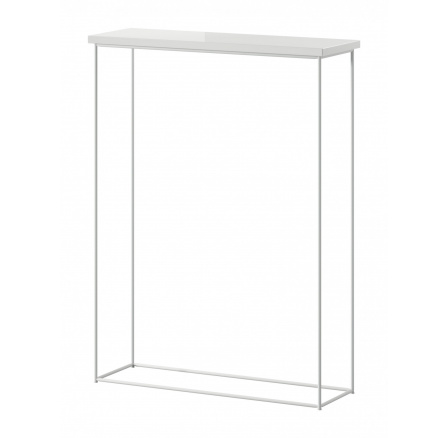 Konzola Sili Bílá+Bílý Lesk