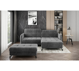 Rohová sedací souprava LORELLE + Taburet Paros 06 110x200 Pravý 1