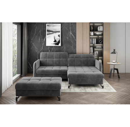 Rohová sedací souprava LORELLE + Taburet Paros 06 110x200 Pravý 1