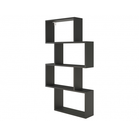 Regál EGURRO, Černá Regál EGURRO, Černá