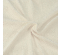 Froté prostěradlo smetanové na vysokou matraci 190g/m2 160x200