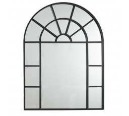 Nástěnné zrcadlo Okenice černé