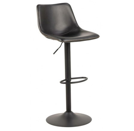 Barová stolička Oregon high PU černá