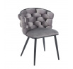 Židle velvet šedá K47-FXJG B
