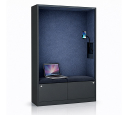 Sally 1150mm korpus Antracitový - sedák Modrý