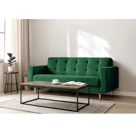 Pohovka LIZBONA rozkládací, Kronos 19, Přírodní dřevo