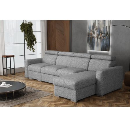 Sedací souprava Petrit I pravá Aragon šedá