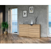 Komoda Malvína M6 140, dub sonoma