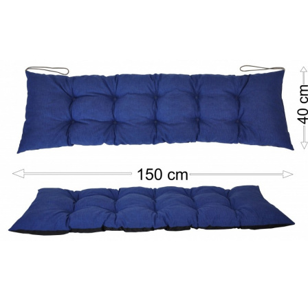 Podsedák 150x40 tmavě modrý melír Podsedák 150x40 tmavě modrý melír