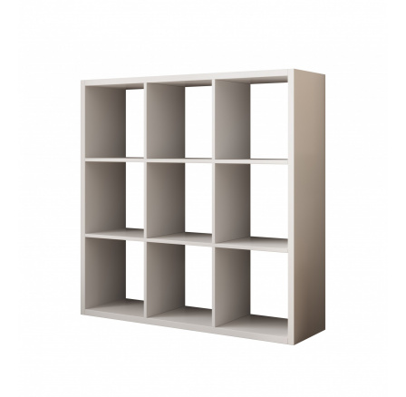 Regál Cleo VI Bílá+Bílá