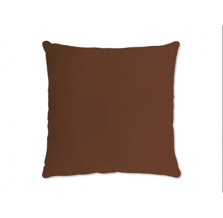 Saténový povlak na polštář hnědý 40x40