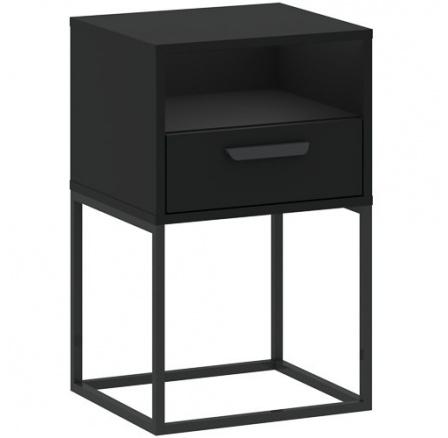 Noční stolek  CADRO 1S 40 NR5, Černá