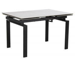 Stůl Huddersfield bílý/ černý