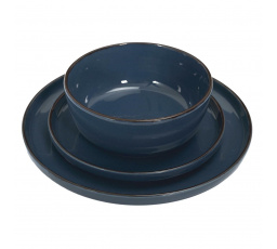 Sada jídelního nádobí Temp pro 4 osoby           modrá