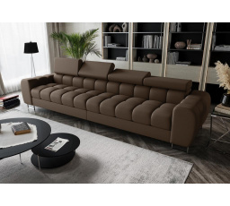 Sofa ASPEN IV 335 cm přírodní kůže - Kůže cappuccino