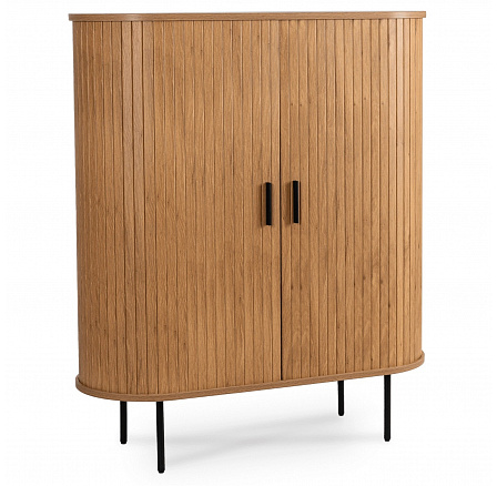 Komoda TRISH 100 cm Dvoudveřová Posuvná Dub