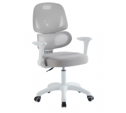 Kancelářské křeslo FB28JB, Šedá/Bílá