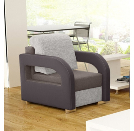 Křeslo Lori tm.hnědé Křeslo Lori tm.hnědé