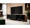 Tv komoda PAFOS RTV 150 2D2K, černá MAT