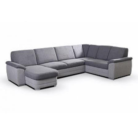 BORNEO (BARELLO) OSBL-3F-R-2SBP - Pravá - sedací souprava korpus GEMNA 86 sv. šedá / sedák, opěrák GEMMA 90 tm.šedá - kolekce (ST) - "STA" (K250-Z) NOVÁ LÁTKA