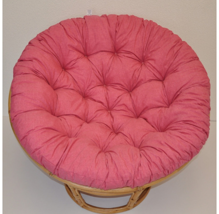 Polstr deluxe na křeslo papasan 100 cm - látka malinový melír Polstr deluxe na křeslo papasan 100 cm - látka malinový melír
