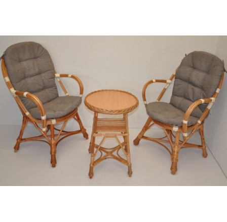 Sedací souprava Dian s područkami - polstry šedý melír Sedací souprava Dian s područkami - polstry šedý melír