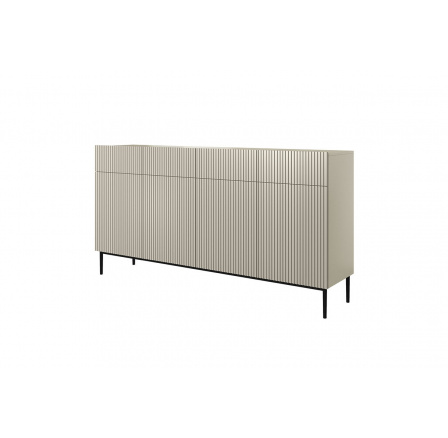 Komoda Nicole 200 cm, béžová/ černá Komoda Nicole 200 cm, béžová/ černá