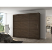 Šatní skříň s posuvnými dveřmi ANTOS 250 Choco+Choco
