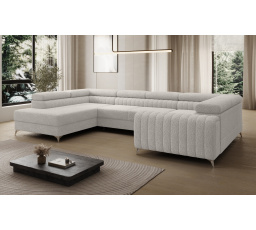 Rohová sedací souprava ve tvaru U LOUIS, Royal 01 Levá