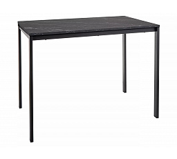 Jídelní stůl MARIO, Efekt černého mramoru/Černá