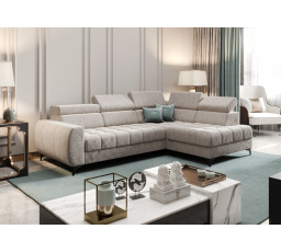 Rohová sedací souprava PORTO MINI 170X255 cm - pravá, béžová