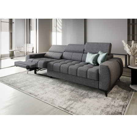 Sofa PORTO III , relax 263 cm - volitelný odstín - levá strana