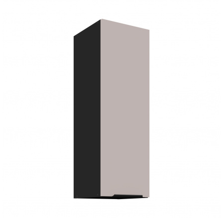 Horní skřínka ARONA - 30 G-90 1F, Černá mat/Kašmír Horní skřínka ARONA - 30 G-90 1F, Černá mat/Kašmír