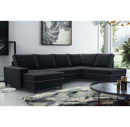 Rohová sedací souprava OXANA U, Mat Velvet 97 91, Pravá Rohová sedací souprava OXANA U, Mat Velvet 97 91, Pravá