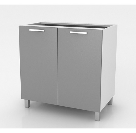 Kuchyňská skříňka Natanya D802D šedý lesk Kuchyňská skříňka Natanya D802D šedý lesk