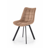 Jídelní židle K332 VELVET, Béžový Bluvel 28/Černá