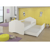 Dvojlůžko s bariérkou a matracemi CASIMO II 160x80