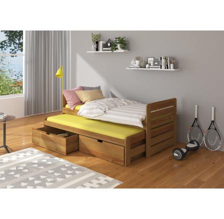 Dvojlůžko TOMI 180x80 Dub