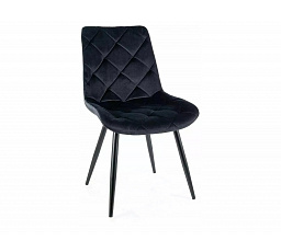 Jídelní židle RALPH VELVET, černý Bluvel 19/černý mat