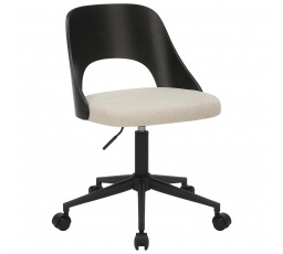 Kancelářská židle Lucy černá/béžová Apia 453